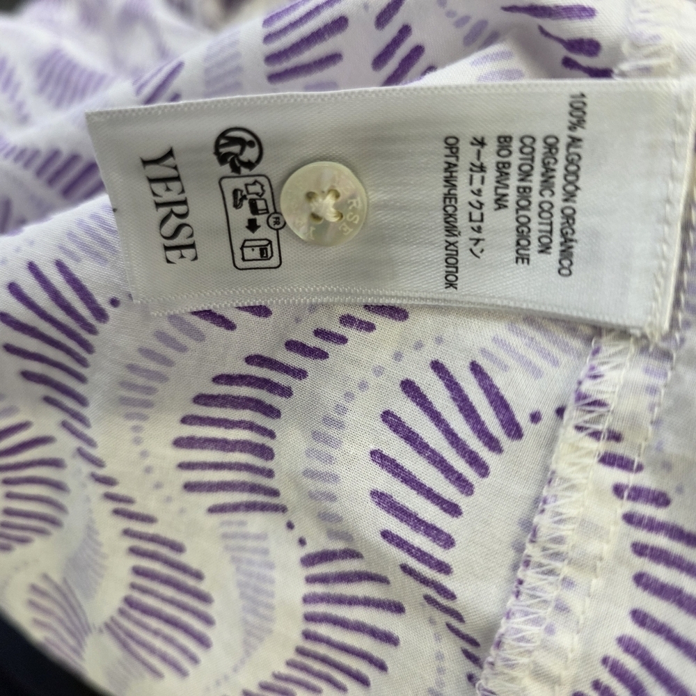 Yerse  abstract print Midi prairie Dress - Picture 10 of 14